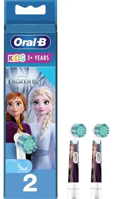 Image de Oral-B | Toothbruch replacement | EB10 2 Frozen II | Heads | For kids | Number of brush heads included 2 | Number of teeth brushing modes Does not apply