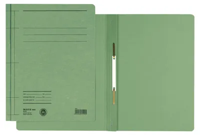 Image de Leitz 3000-00-55 Classeur à levier Rapid - A4, 250 feuilles, agrafage mécanique, carton de Manille (RC), vert