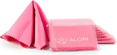 Obrázek produktu pro ALORI Sada 10 kusů hadříku z mikrovlákna 14x14cm růžová