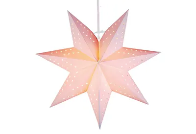 Produktbild von Best Season Papierstern "Bobo" ca. 34 cm Ø, incl. Kabel, Farbe creme, 236-50