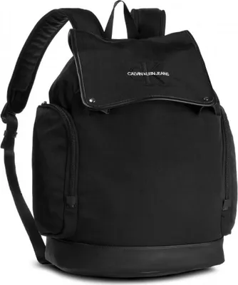 Obrázek produktu pro Batoh CK CALVIN KLEIN škola práce volný čas zboží K50K504736 CKJ MONOGRAM NYLON - cm. 36 x 46 x 16 (ca.), 001 Black - Black, ONE SIZE, Polyuretan 10%,Nylon 90%