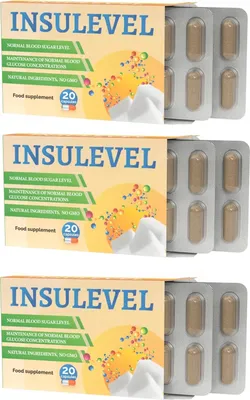 Image de 3x Insulevel 20 pcs complément alimentaire