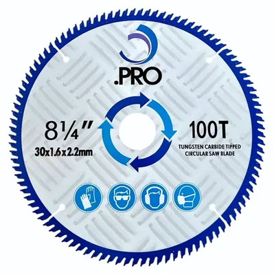 Produktbild von Kreissägeblatt 210 mm mit 100 Zähnen für Präzisionsschnitte