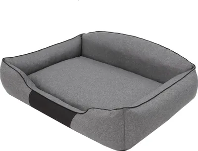Zdjęcie produktu dla Legowisko dla psa "Royal" -85x65cm- Solidne z wysokim oparciem, miękko wyściełane | Pillowprim