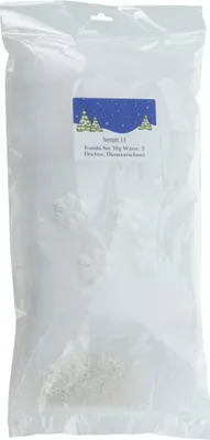 Produktbild von Weihnachten Deko Set Schneewatte 50g weiß Watte Diamantschnee Kunstschnee Decke