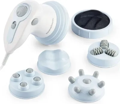 Produktbild von Anti-Cellulite Massagegerät kabellos mit Infrarotwärme, Vibration und 5 Massageköpfen