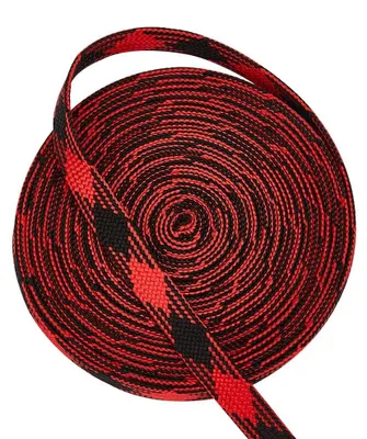 Ito Sageo Wickelband 5 m, 11 mm, rot, Baumwolle für Katana