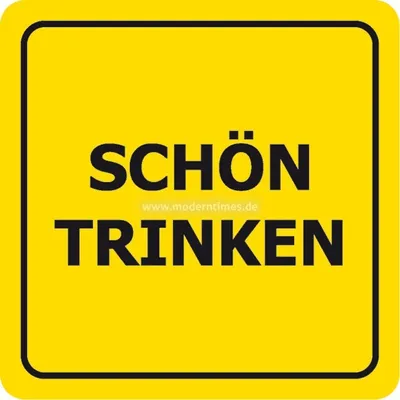 Produktbild von Bierdeckel-Set Verbotene Bierdeckel - Schön trinken, 15 Stück