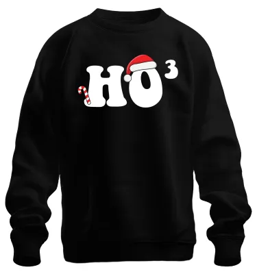 Produktbild von Ho Ho Ho Mathemathik Mathelehrer - Weihnachten Sweatshirt Pullover, Schwarz, 3XL