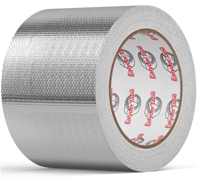 Image de Ruban d'aluminium Folietape, 100 mm x 25 m, pour l'isolation et la réparation