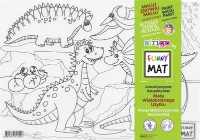 Immagine prodotto di Tappetino trasparente "Dinosauri" Funny Mat STRIGO