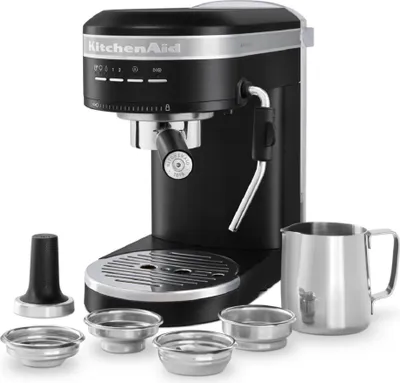 Produktbild von KitchenAid Espressomaschine ARTISAN 5KES6503EBK Gusseisen Schwarz