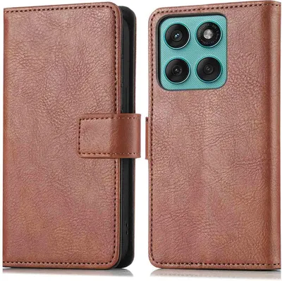 Produktbild von imoshion  Klapphülle Motorola Edge 60 Pro - Braun