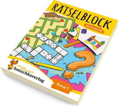 Produktbild von Rätselblock ab 5 Jahre, Band 1, A5-Block