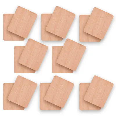 Produktbild von Syntrox Germany Universal Holz-Untersetzer für Raclettepfännchen 16 Stück