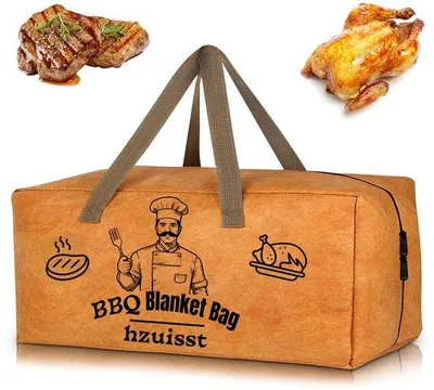 Immagine prodotto di Sacchetto isolante per barbecue, riutilizzabile, in alluminio, per petto di manzo, 30 cm