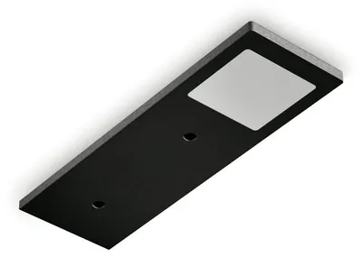 Obrázek produktu pro Naber Forato LED černá matná, osvětlení pod skříňku, jedno světlo bez vypínače, teplá bílá 3000 K