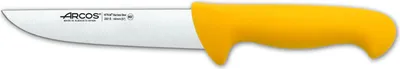 Immagine prodotto di Coltello da macellaio Arcos colore - Prof 291500 acciaio inox nitrum e mango lama ergonomica gialla in polipropilene e lama da 16 cm, vetrinetta
