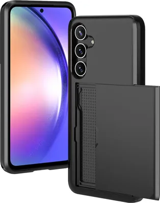 Produktbild von imoshion Backcover mit Kartenfach Samsung Galaxy A55 - Schwarz