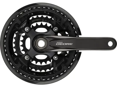 Immagine prodotto di Guarnitura Shimano Deore 3x10v 175 mm 26 36 48t nera OEM