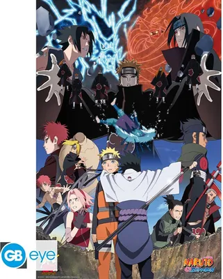 Immagine prodotto di Naruto Shippuden Poster Rivals 61 x 91,5 cm