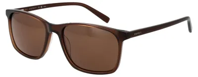 Produktbild von Esprit Herren Sonnenbrille Et40080 57573, Braun, Rechteck, 57mm, 100% UVA & UVB Schutz