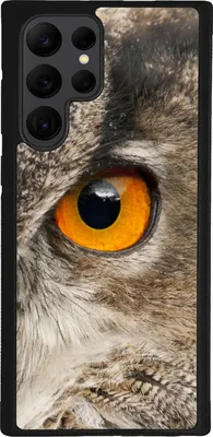 Produktbild von TPU Silikon Hülle für Samsung Galaxy S22 ULTRA Handy Cover Case Schutzhülle Handyhülle Bumper MOTIV 355 Eulen Auge