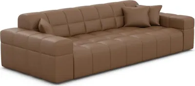 Produktbild von Echtleder 3-Sitzer Couch Nivara Braun
