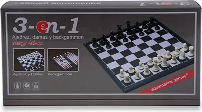 Produktbild von Aquamarine Dame Magnetische Kollektion Brettspiel Silber  Silber One Size