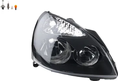 Produktbild von Scheinwerfer passend für Renault Clio BB BC CB 01-05 Rechts Leuchtmittel 7701051770 260108120R 7701054063 Johns