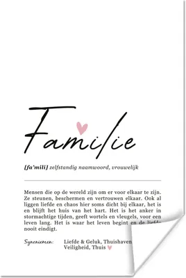 Produktbild von MuchoWow® Poster rvm-Familie 120x180 cm - Kunstposter