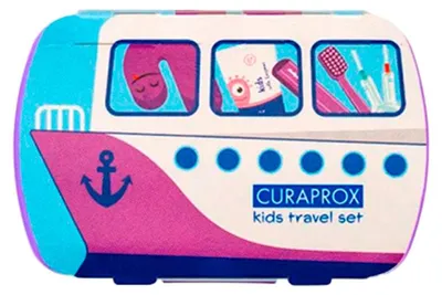 Produktbild von CURAPROX Zahnbürste KIDS Travel-Set, 1 Set