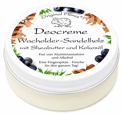 Produktbild von Florex Deocreme 40ml Wacholder-Sandelholz