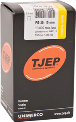 Produktbild von Heftklammern PE-30 10mm rostfrei für Klammergerät TJEP PE 30/16 Paslode 1000 S30 KL-22.1 10M