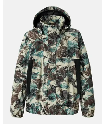 Imagen del producto de Chaqueta Jones Jacke MTN Surf Tweaker, fabricada con materiales reciclados, diseño PEAK CAMO, talla L