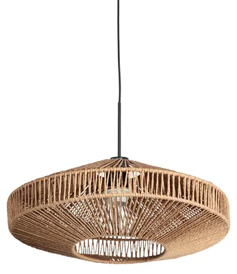 Image de Suspension - naturel - Sparkled Light - métal corde - Ø 40cm - E27 - 4483ZW - Steinhauer