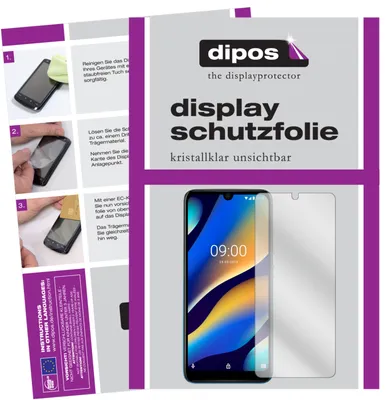 Produktbild von 5x Schutzfolie für Wiko View 3 Lite klar Displayschutzfolie Folie Display Schutz dipos