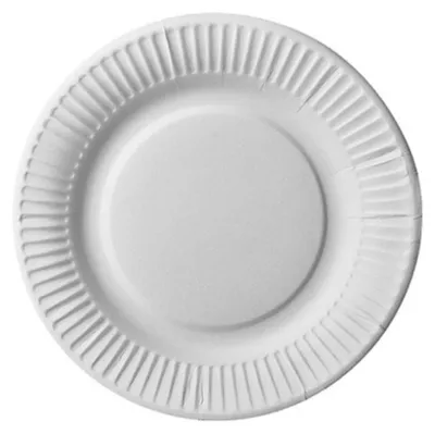 Immagine prodotto di 25 Piatti, cartone "puro" rotondo Ø 19 cm bianco