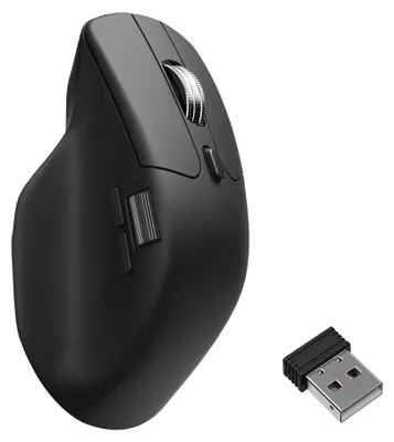 Produktbild von Keychron M6, rechts, Optisch, RF Wireless + Bluetooth + USB Type-C, 30000 DPI, Schwarz