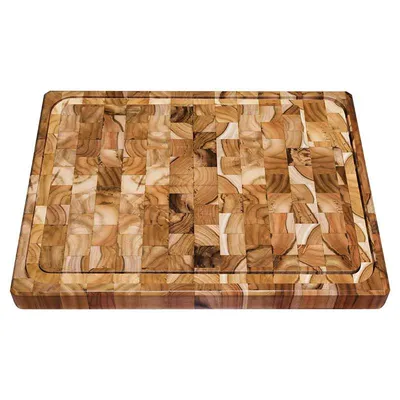 Zdjęcie produktu dla Deska do krojenia 45 x 34 x 3 cm z drewna tekowego
