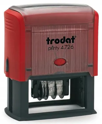 Produktbild von Trodat Datumsstempel 4726 75x38 mm schwarze Tinte