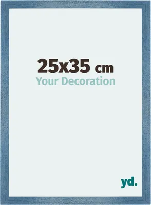 Produktbild von Puzzlerahmen 25x35 cm - Hellblau Gewischt - MDF - Mura