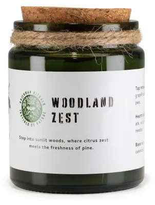 Imagen del producto de Vela de soja Greenman Woodwick - Esencia del Bosque