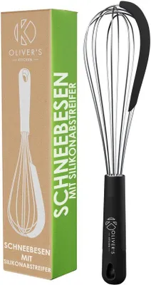 Image de Spatule en acier inoxydable en forme de spirale avec racloir en silicone, idéale pour la pâtisserie et la cuisine, pratique