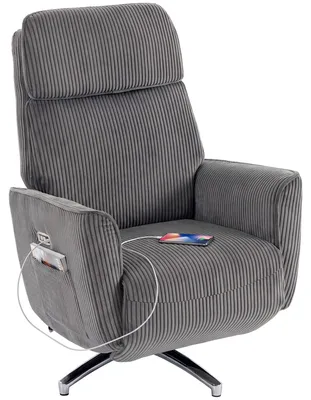 Produktbild von HOMCOM Relaxsessel Elektrisch Verstellbar mit Liegefunktion und USB-Anschluss