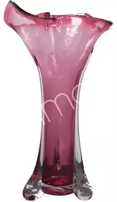 Produktbild von Vase handblown Rosa Glas 29x25x80