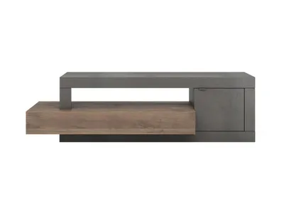 Image de CALICOSY - Meuble TV 1 porte et 1 tiroir Journey - L160 cm