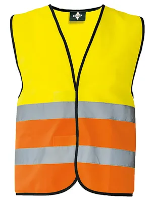 Produktbild von Korntex KXVW | Herren Warnweste EN ISO 20471 - Farbe: Signal Yellow/Signal Orange - Größe: L