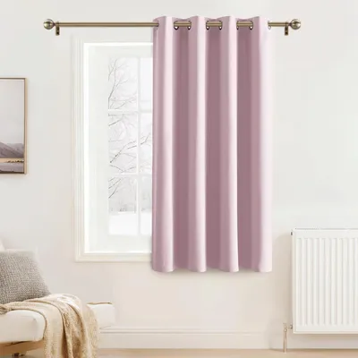 Immagine prodotto di Tenda oscurante, rosa chiaro, per cameretta bambina, dimensioni 158 x 132 cm (confezione da 1)