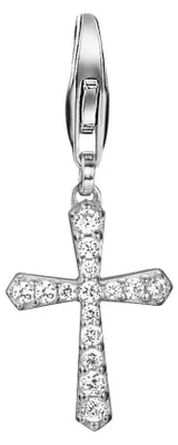 Produktbild von Esprit Anhänger Charms Silber Zirkonia Belief Glam Kreuz ESCH91424A000